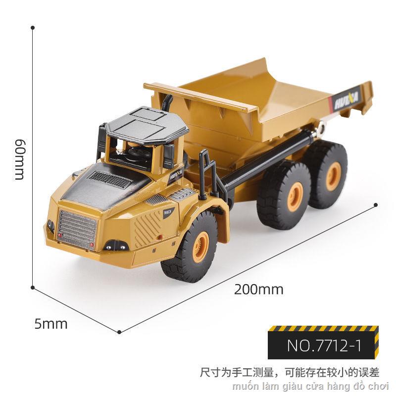 Mô phỏng máy xúc hợp kim 1:50 máy xúc hợp kim kim loại xe kỹ thuật đồ chơi mô hình tĩnh cậu bé
