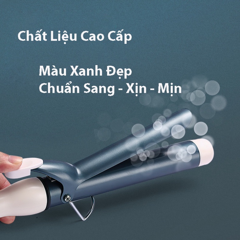 Máy uốn tóc xoăn Koremi, máy làm tóc xoăn sóng tự động tạo nếp tóc uốn xoăn tùy chỉnh bảo hành chính hãng