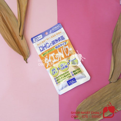 Viên uống giảm cân đa năng DHC Diet Power Topawa 60 viên Nhật Bản