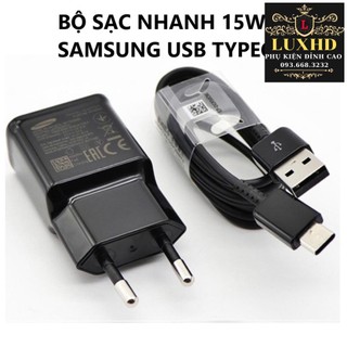 Bộ sạc nhanh Samsung 15W cổng Type C và Micro kèm dây sạc Samsung-Phụ Kiện LUXHD