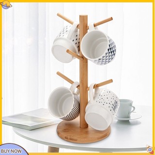 <uStuttg> Giá treo ly bằng gỗ hình cái cây độc đáo