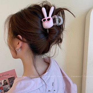 Kẹp tóc hình thỏ hoạt hình dễ thương cho nữ