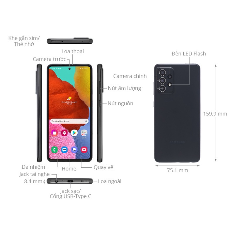 Điện Thoại Samsung Galaxy A52s 5G  Chính Hãng  Bảo Hành 12 Tháng