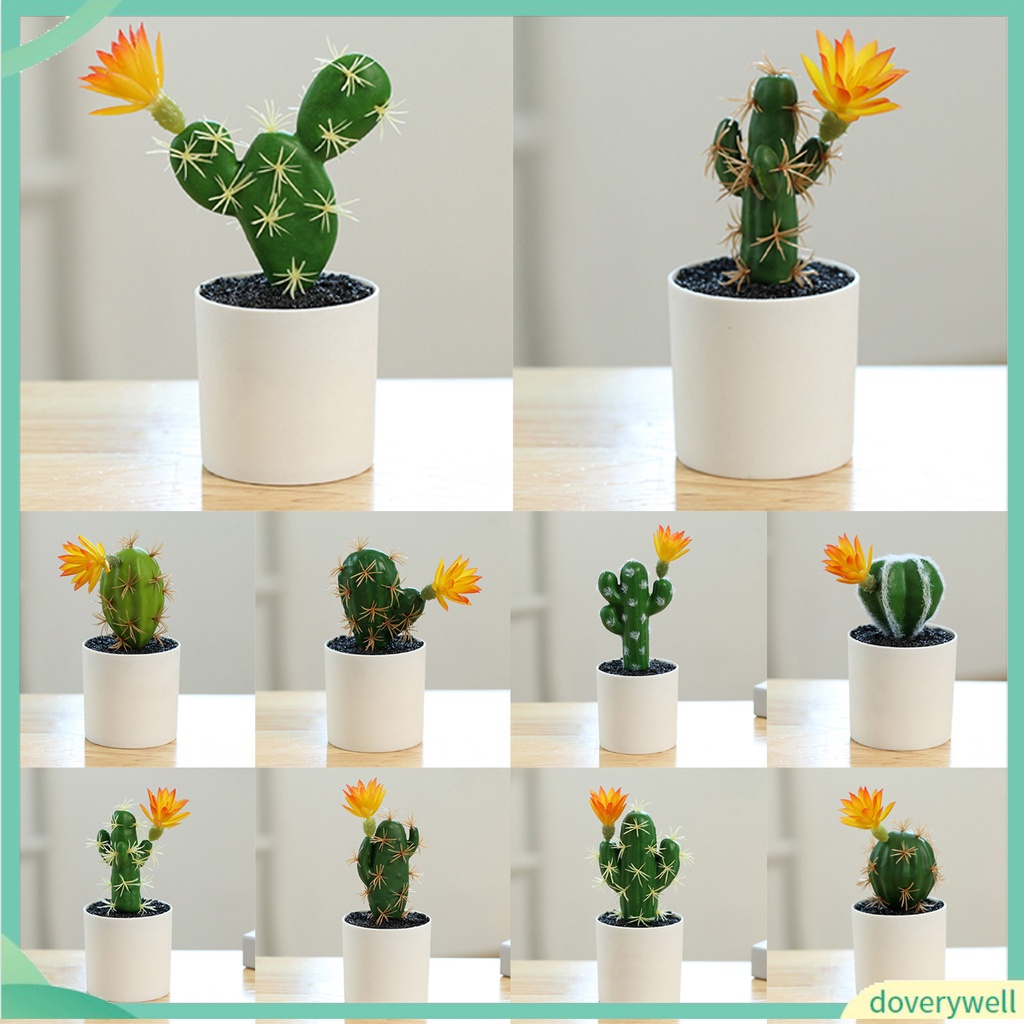 Chậu Cây Bonsai Mini Không Phai Dùng Trang Trí Bàn Làm Việc