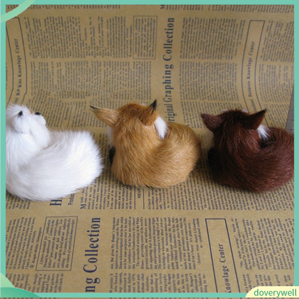 Thú nhồi bông hình con cáo bằng nhựa mềm