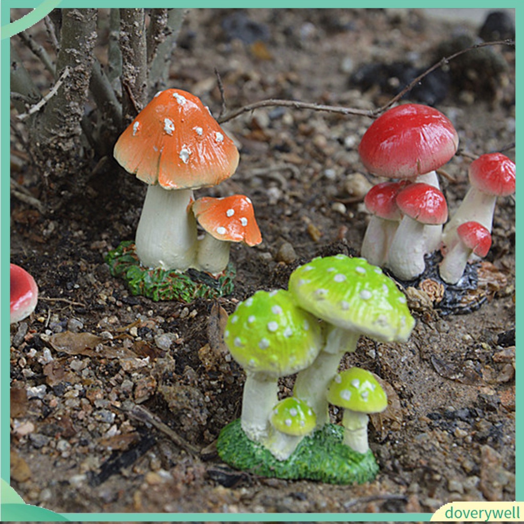 Mô Hình Cây Nấm Bằng Nhựa Resin Thân Thiện Với Môi Trường Trang Trí Nhà Cửa