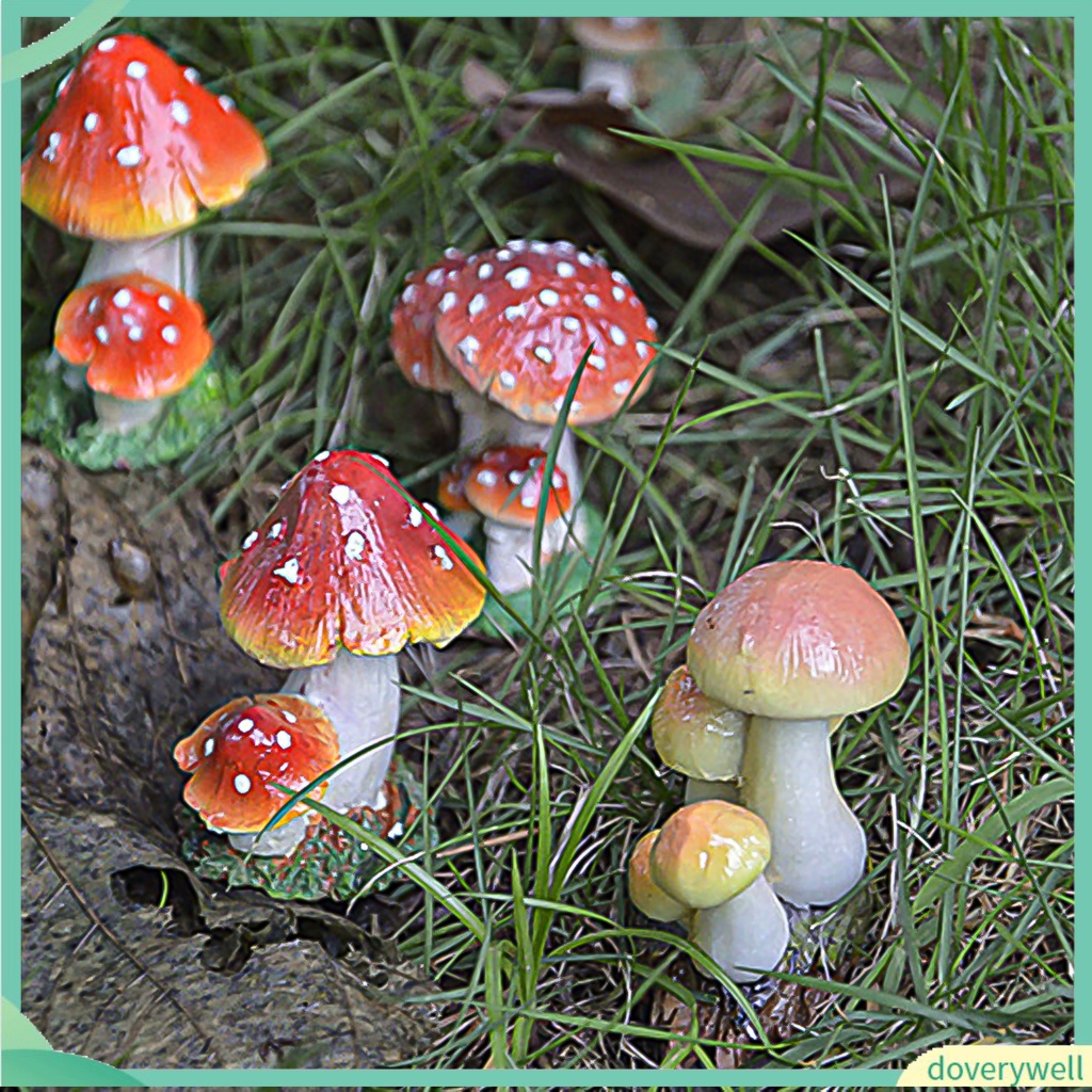 Mô Hình Cây Nấm Bằng Nhựa Resin Thân Thiện Với Môi Trường Trang Trí Nhà Cửa