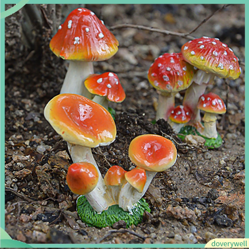 Mô Hình Cây Nấm Bằng Nhựa Resin Thân Thiện Với Môi Trường Trang Trí Nhà Cửa