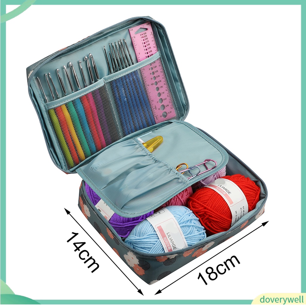 Bộ móc đan len bằng vải oxford 600D tiện dụng