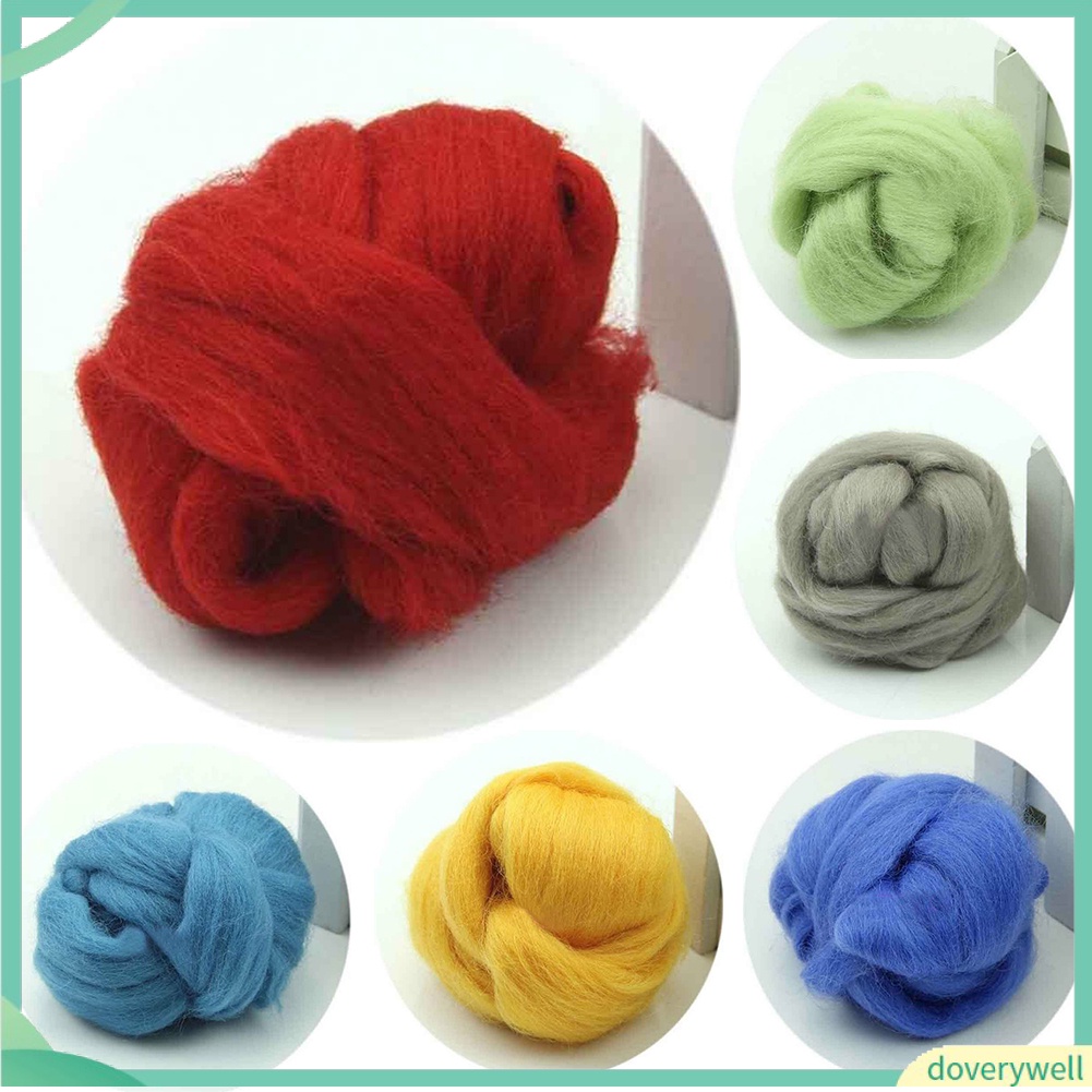 Cuộn len lông cừu 100g dùng đan thủ công