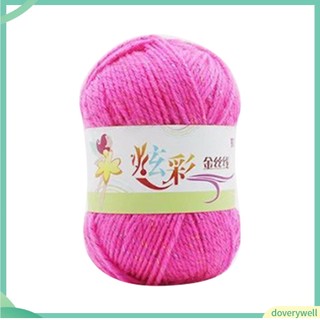 (Doverywell) Cuộn Len 4 Sợi Mềm Dùng Đan Đồ Thủ Công
