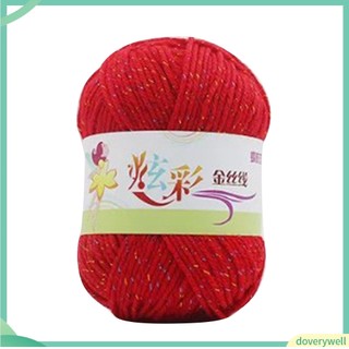 (Doverywell) Cuộn Len 4 Sợi Mềm Dùng Đan Đồ Thủ Công