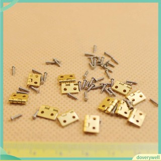 (Doverywell) Bộ 48 bảng lề mini+12 ốc vít thủ công chất lượng