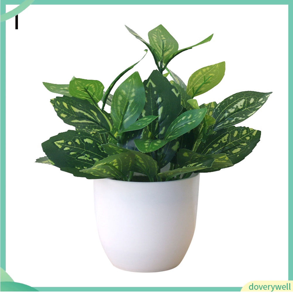 Chậu Cây Giả Để Bàn Trang Trí Nhà Cửa / Văn Phòng