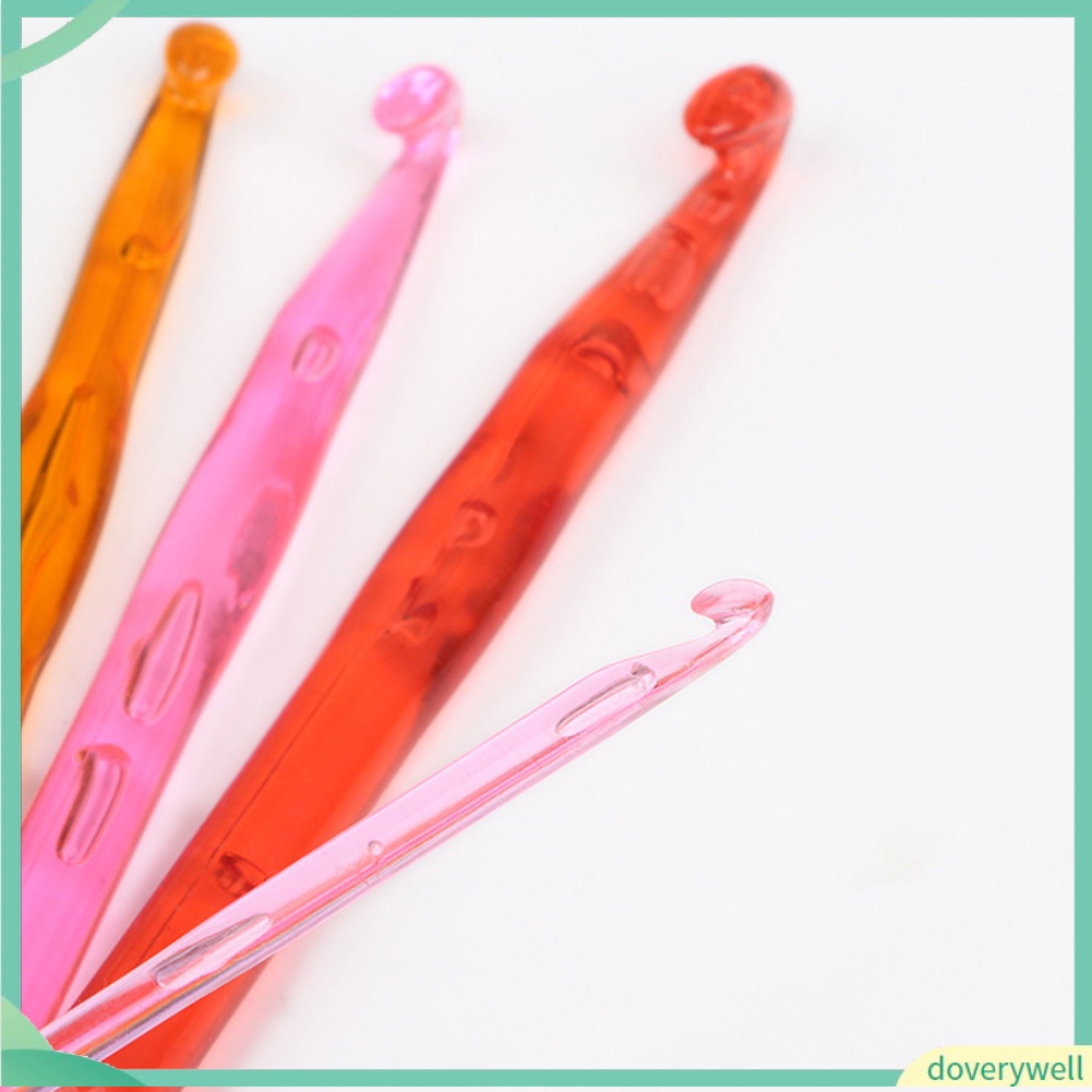 Set 9 kim móc len nhiều màu 3-12mm