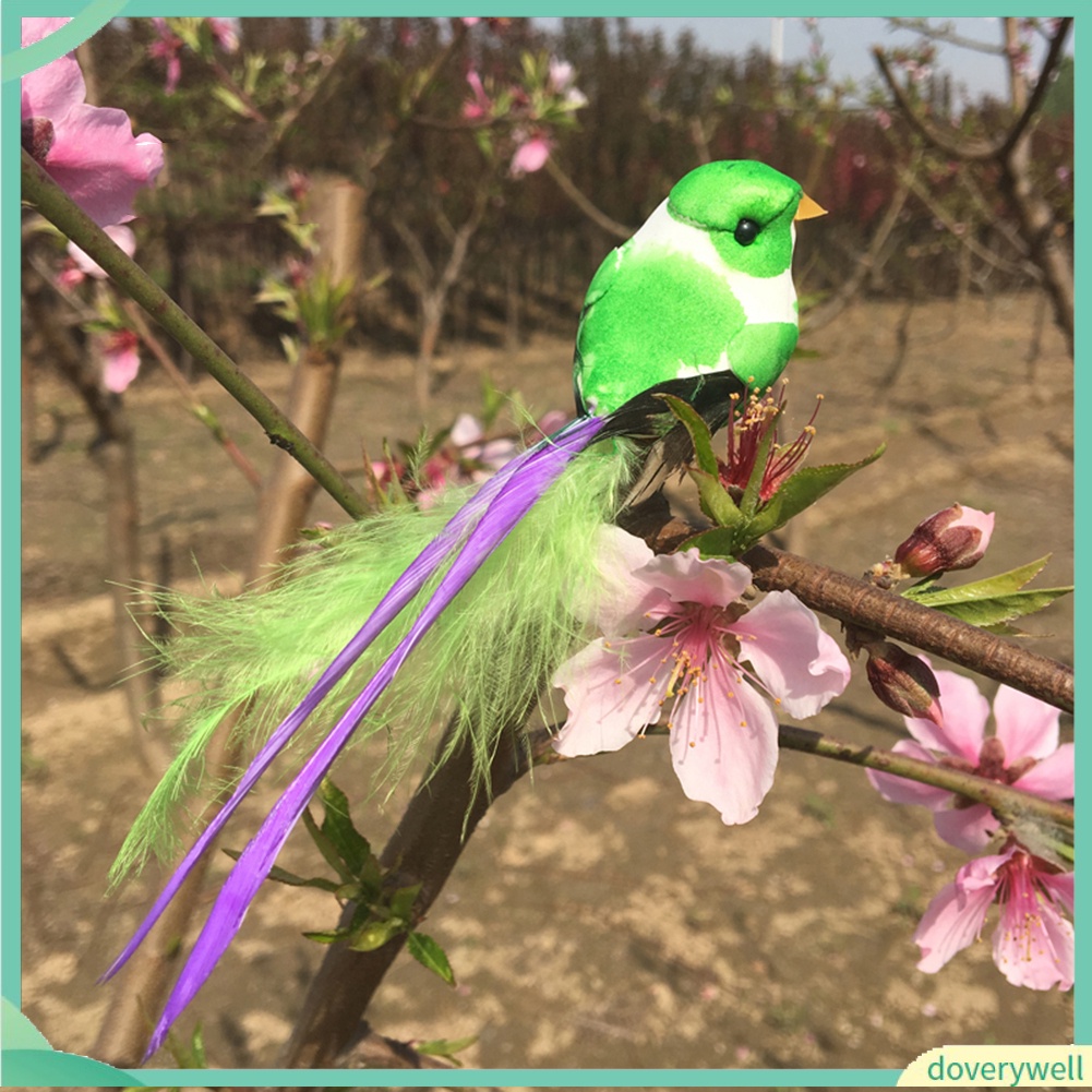 Mô hình chim nhân tạo bằng xốp trang trí sân vườn