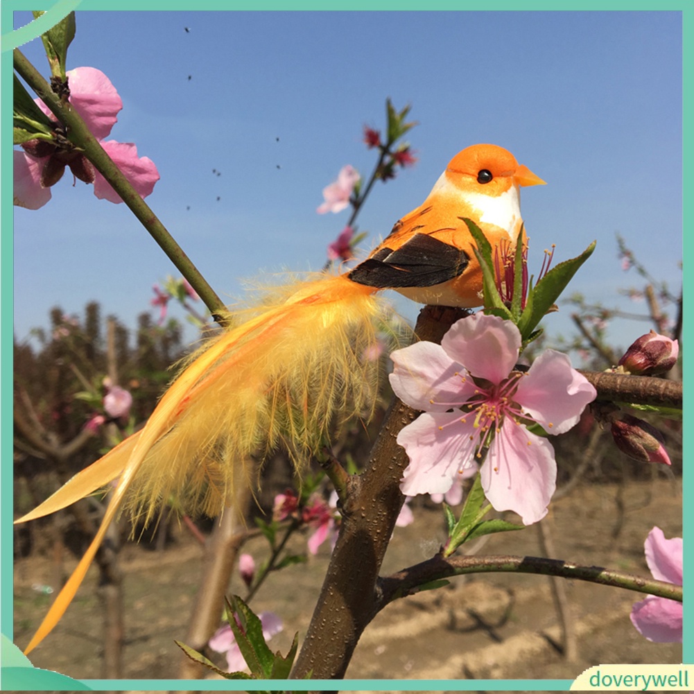 Mô hình chim nhân tạo bằng xốp trang trí sân vườn