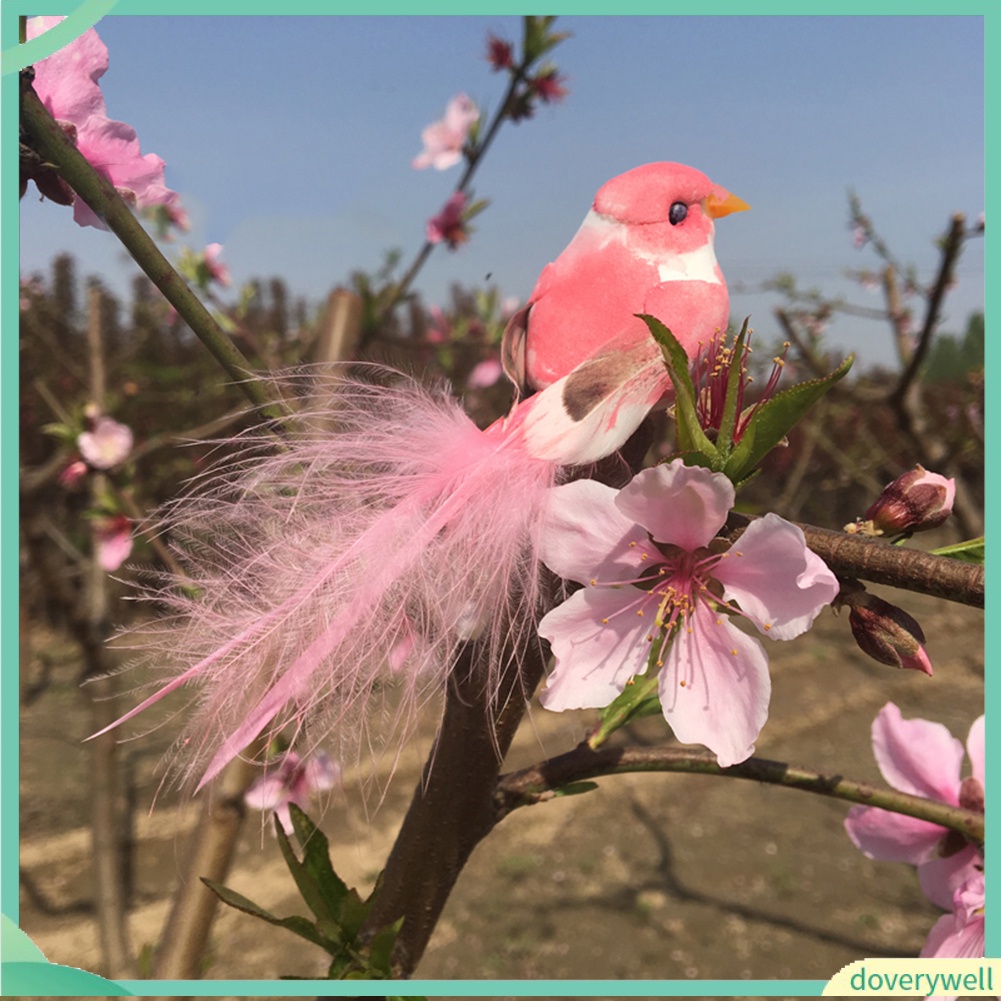 Mô hình chim nhân tạo bằng xốp trang trí sân vườn