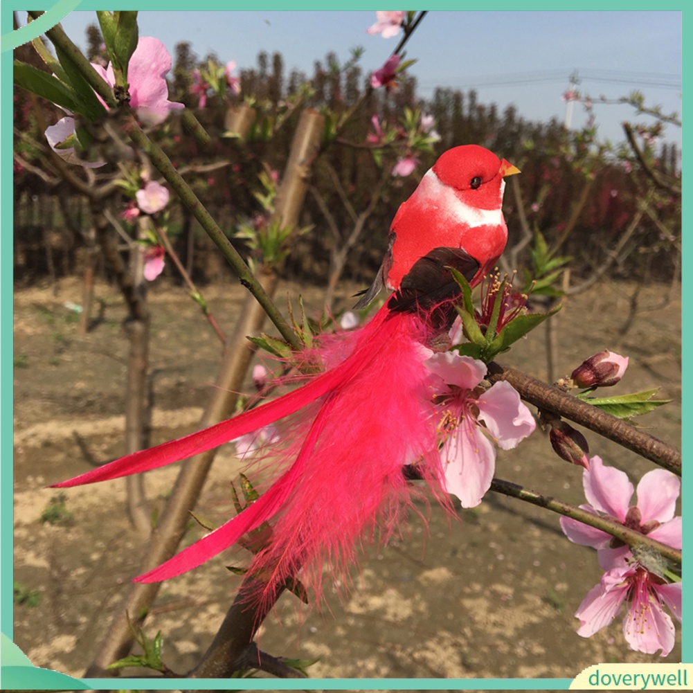 Mô hình chim nhân tạo bằng xốp trang trí sân vườn