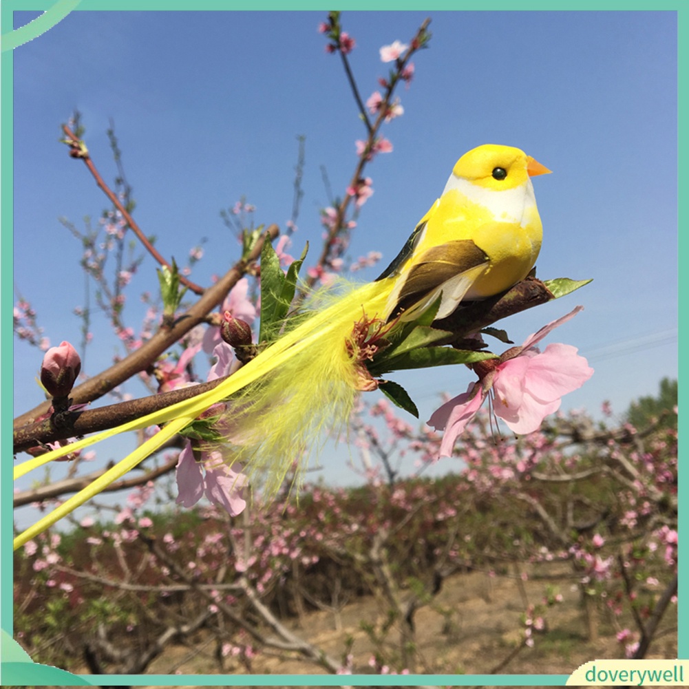 Mô hình chim nhân tạo bằng xốp trang trí sân vườn