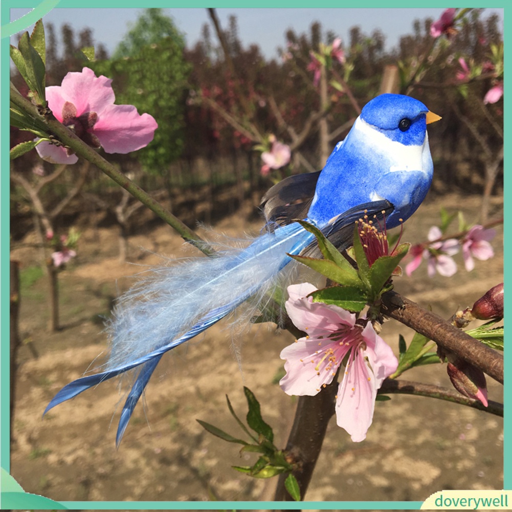 Mô hình chim nhân tạo bằng xốp trang trí sân vườn