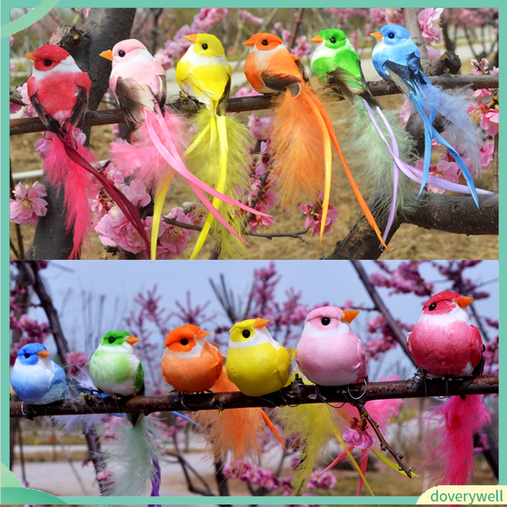 Mô hình chim nhân tạo bằng xốp trang trí sân vườn