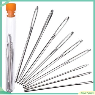 (Doverywell) Bộ 9 kim đan len bằng thép không gỉ có 3 kích thước tiện dụng DIY