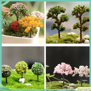 (Doverywell) Mô hình cây cối thu nhỏ nhiều màu sắc xinh dùng trang trí vườn