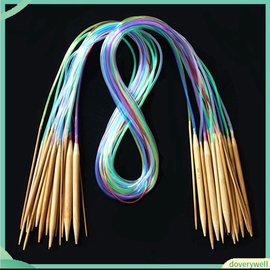 Set 18 kim móc len bằng tre 18 kích cỡ 40cm - 120cm