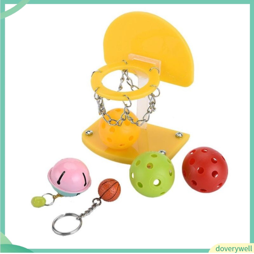 Đồ chơi bóng rổ mini cho vẹt