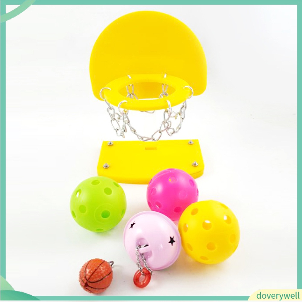 Đồ chơi bóng rổ mini cho vẹt