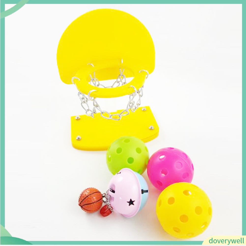 Đồ chơi bóng rổ mini cho vẹt