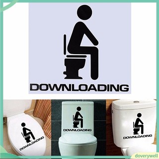 (Doverywell) Miếng dán trang trí ghế ngồi toilet chuyên dụng tiện lợi