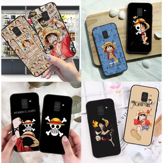 Ốp Samsung A8 2018 , A8 Plus , A8+ bộ hình LUFY one piece anime vua hải tặc