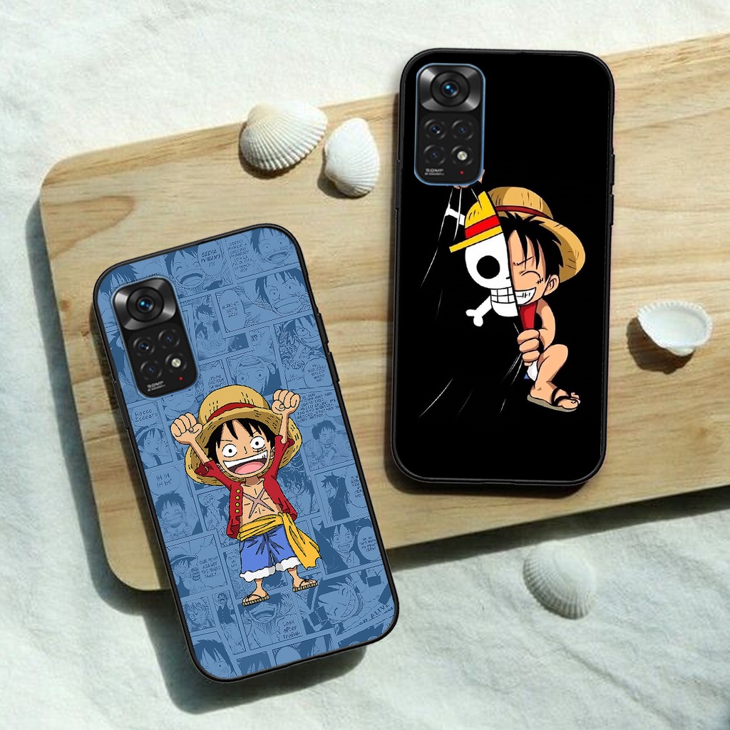 Ốp Redmi Note 11 4G , Note 11S , Note 11 Pro 5G , Note 11s 5G bộ hình LUFY one piece anime vua hải tặc