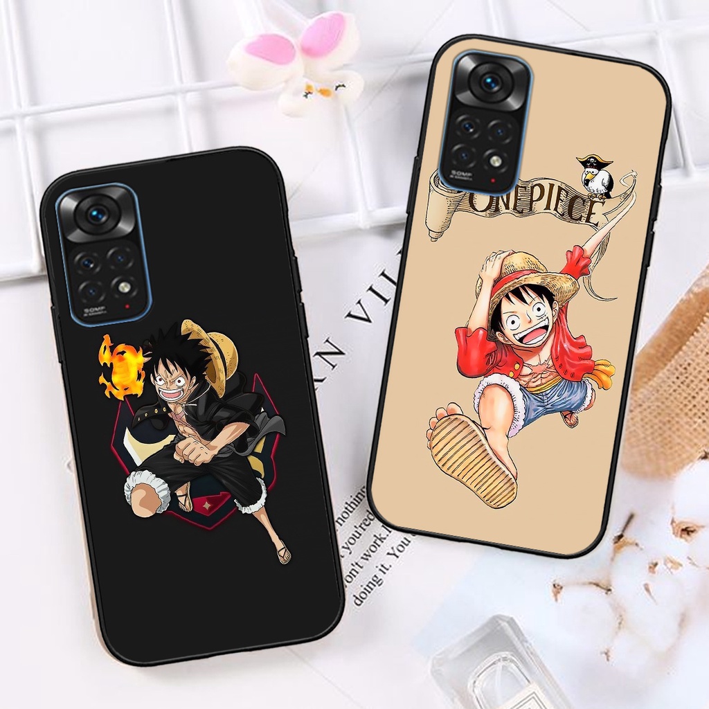 Ốp Redmi Note 11 4G , Note 11S , Note 11 Pro 5G , Note 11s 5G bộ hình LUFY one piece anime vua hải tặc