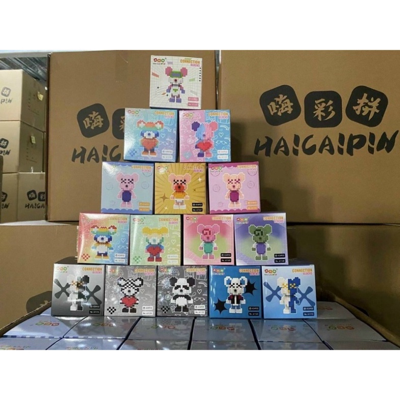 Le.go lắp ráp mô hình nhiều mẫu- Le.go gấu mini