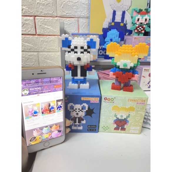 Le.go lắp ráp mô hình nhiều mẫu- Le.go gấu mini