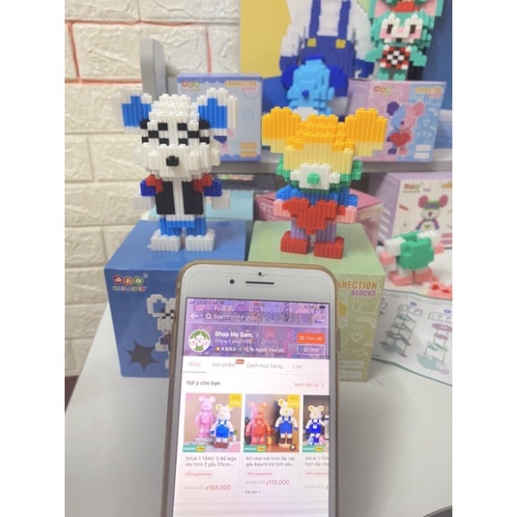 Le.go lắp ráp mô hình nhiều mẫu- Le.go gấu mini