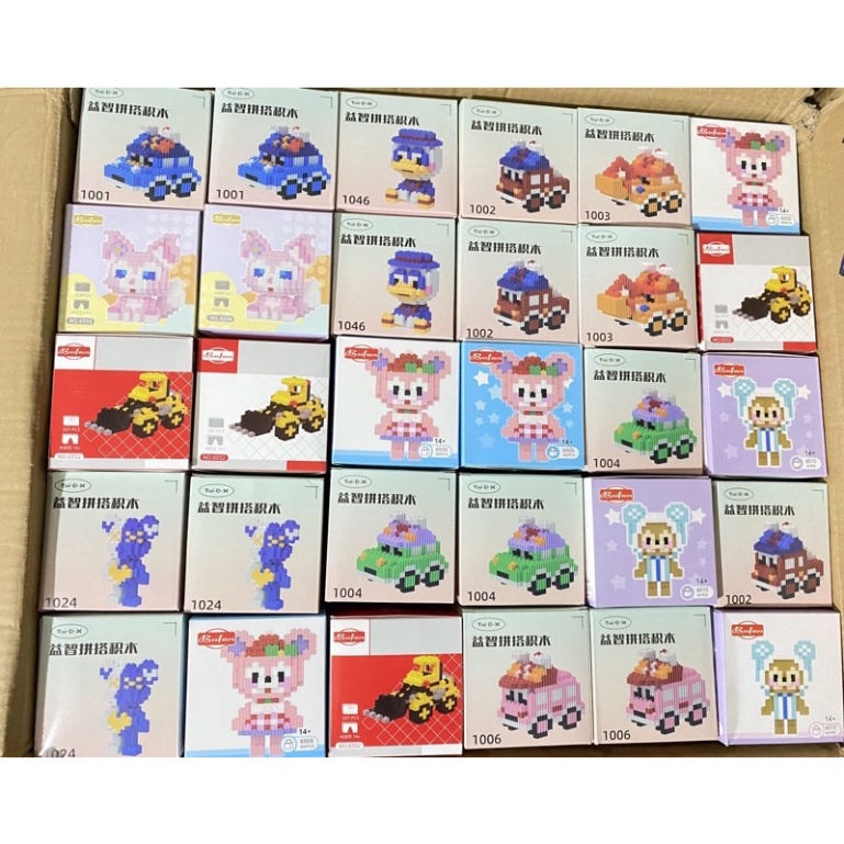 Le.go lắp ráp mô hình nhiều mẫu- Le.go gấu mini