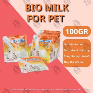 SỮA BỘT CAO CẤP DÙNG CHO CHÓ MÈO BIO MILK 100GR 😻🐈❤️