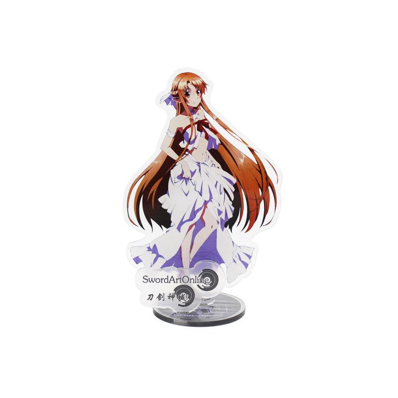 Giá Đỡ Bằng Acrylic Hình Hoạt Hình Sword Art Online 81-120 Kirito Asuna Merchandise