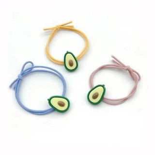 Dây buộc tóc phối mặt hình quả bơ xinh xắn