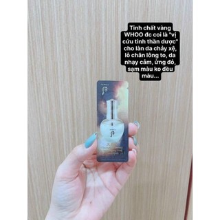 [ Date 2026] Gói tinh chất vàng Whoo 1ml/gói