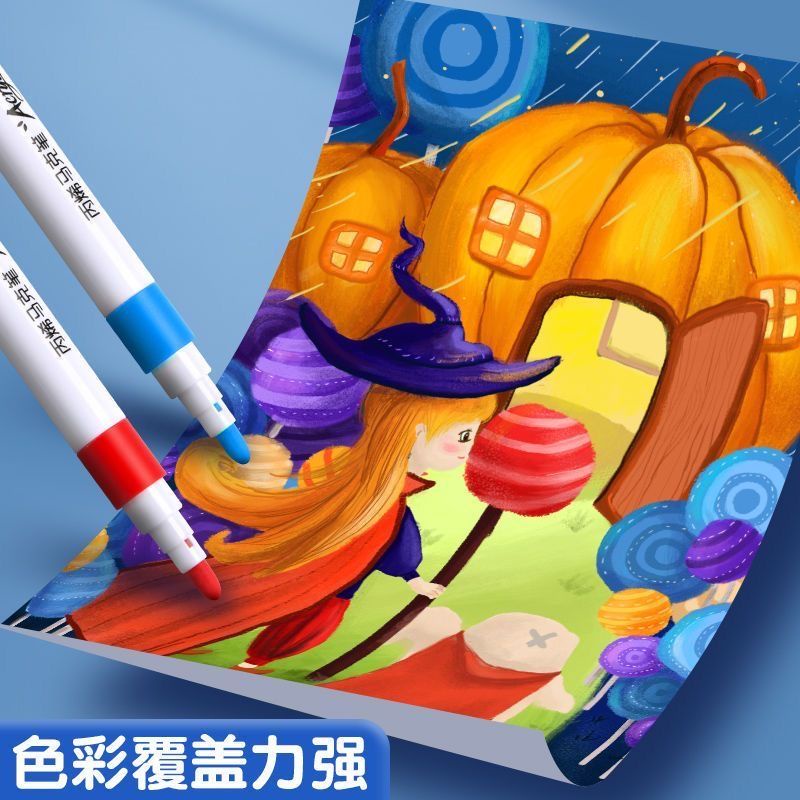 Bộ 24 Bút Màu Nước Acrylic 36 Màu Sắc Dành Cho Học Sinh Mẫu Giáo