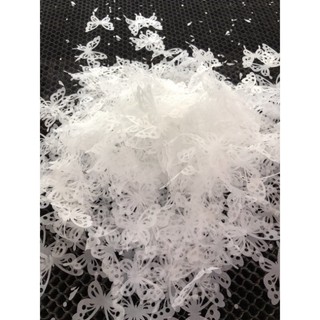 Cánh voan hình b ướm đục lỗ đính áo dài hồ điệp cao cấp 1k