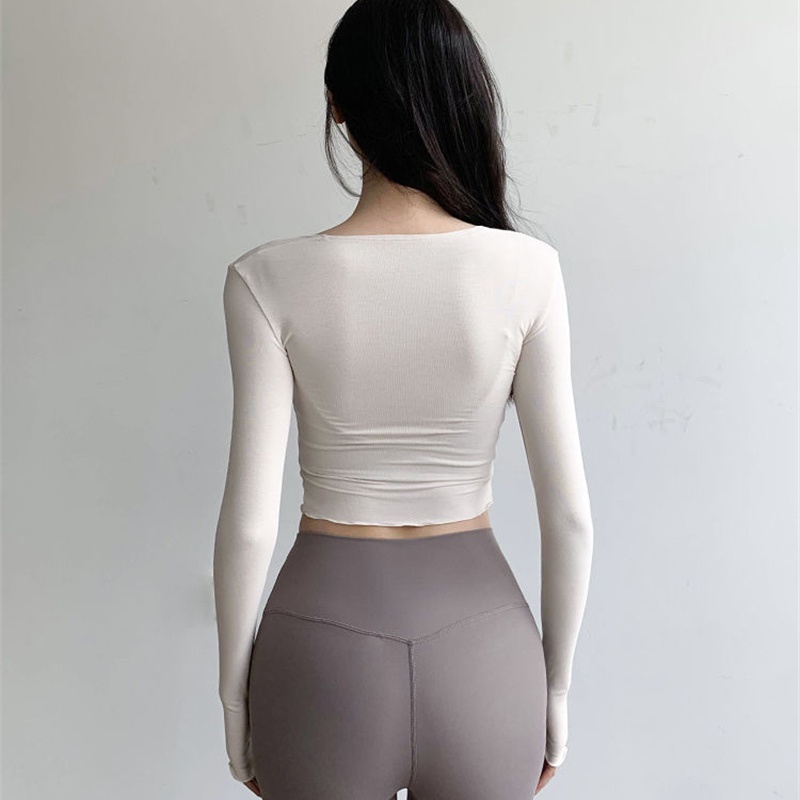 Áo Thun Thể Thao Dài Tay Mau Khô Chất Lượng Dành Cho Nữ