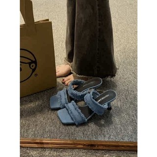 Giày Cao Gót Nữ Đế Thô Phong Cách Retro Mới