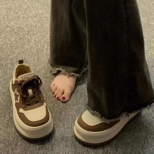 Giày Bánh Mì Đế Dày Bán Chạy Hình Ngôi Sao Mới Cho Học Sinh