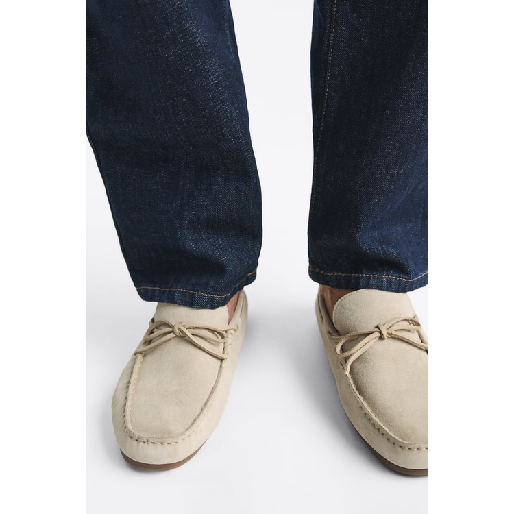 Giày moccasin da Zara authentic DRIVING LOAFERS size 41